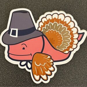 Vineyard Vines Thanksgiving Whale Sticker
